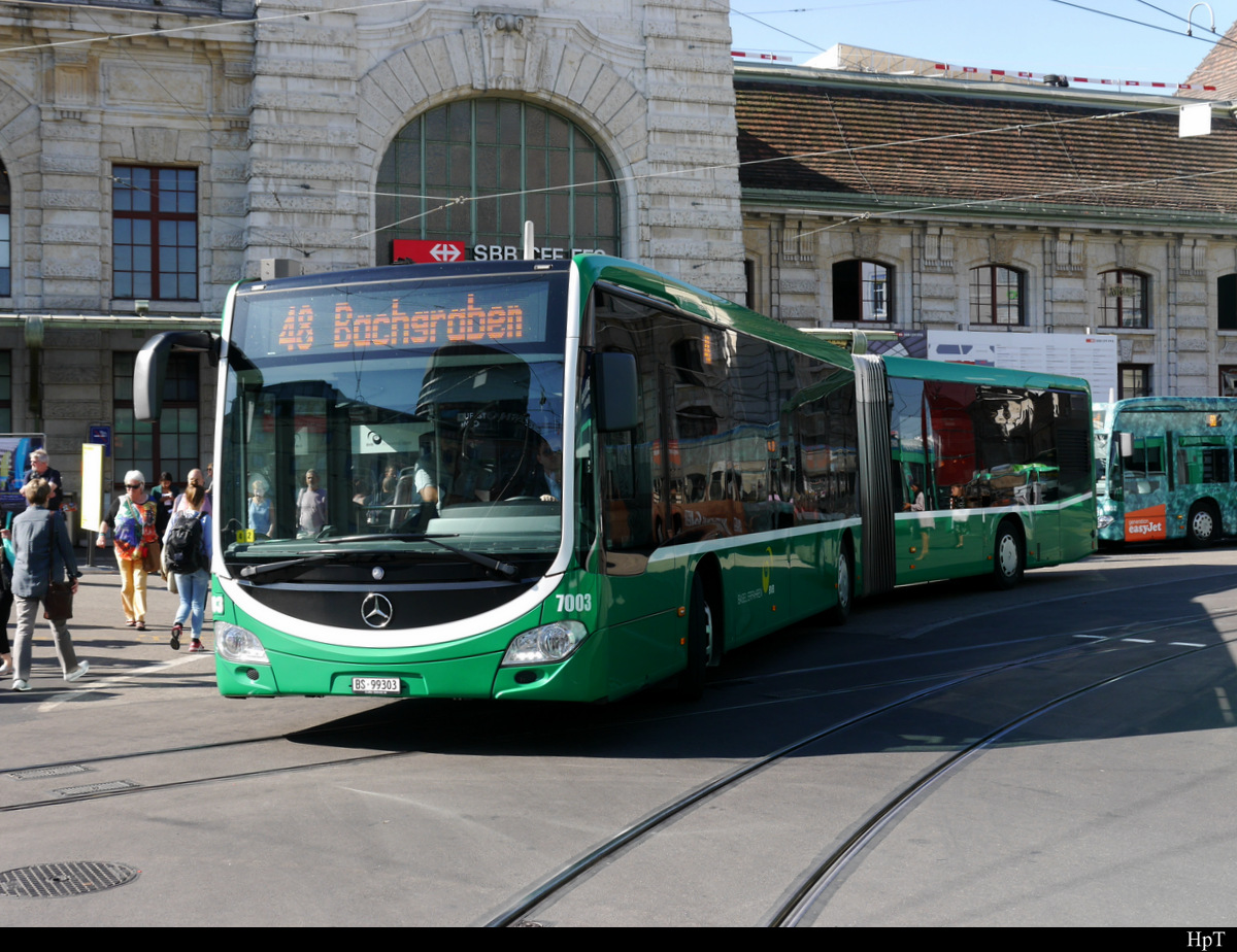 BVB - Mercedes Citaro Nr.7003  BS 99303 unterwegs auf der Linie 48 ..  Bild vom 17.09.2019