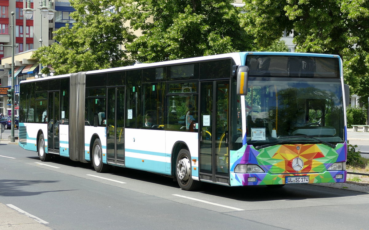 S-Bahn Berlin, Schienenersatzverkehr-SEV, 'Schröder Reisen mit dem Mercedes-Benz Citaro I GN, UL-SC 174. Berlin, Juni 2020.