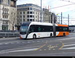 tpg - VanHool Trolleybus Nr.1646 unterwegs auf der Linie 2 in der Stadt Genf am 24.03.2024