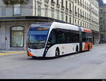 tpg - VanHool Trolleybus Nr.1653 unterwegs in der Stadt Genf am 24.03.2024