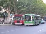 Reisebusse in Luoyang.