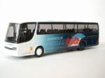 Setra S 315 HD Omnibus der Entsorgungs- und Verkehrsbetriebe Wismar (EVB); mit Werbung fr die HANSESTADT WISMAR , Epoche V [Modell: RIETZE 64131]