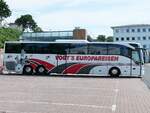 Mercedes Tourismo von Vogt's Reisen aus Deutschland im Stadthafen Sassnitz am 06.07.2021