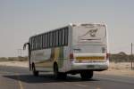 Reisebus in Maun in Botswana im Mai 2012