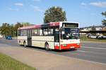 Bus Rodewisch / Bus Vogtland: Mercedes-Benz O 405 mit einflügeliger Vordertür (V-KV 448) der Göltzschtal-Verkehr GmbH Rodewisch (GVG), aufgenommen im Oktober 2019 am Busbahnhof von