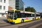 Stadtbus Ulm / Stadtbus Neu-Ulm / DING - Donau-Iller-Nahverkehrsverbund GmbH: Mercedes-Benz Citaro G von Schwaben Mobil Nahverkehr Service GmbH - Wagen 101, aufgenommen im Juni 2016 am Hauptbahnhof in