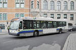 Nova Bus 0934, der RTC Réseau de transport de la capitale, auf der Linie 11, ist in Quebec unterwegs.