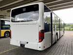 Heckansicht der Setra 415 NF ex Engadin Bus am 17.5.21 bei Interbus in Kerzers.