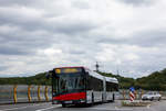 Am 14. August 2018 waren erstmals die neuen Solaris Urbino 18 IV der Rheinbahn im Linienverkehr zu sehen. Hier konnte ich Wagen 8613, welcher das Kennzeichen D-NU 8613 erhalten hat, auf seiner Fahrt als Linie 730 zum Freiligrathplatz auf der Rampenstraße in Düsseldorf-Gerresheim fotografieren
