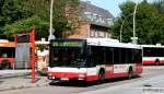 Hochbahn 2355 (HH II 265) macht Werbung fr Toom.