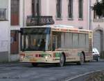 (SL 3036) Ein Bus der Marke VDL Jonkheere (Transit 2000) versieht den Shuttledienst von einem Park & Ride Parking am Stadtrand von Wiltz mit den verschiedenen Haltestellen in der Stadt.