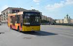 Linienbus (k7) am 25.07.2018 im Stadtzentrum von St.