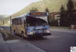 Stadtbus aus Jackson Hole in Wyoming.