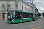 Mercedes Citaro 7029, auf der Linie 31, fährt zur Haltestelle am Wettsteinplatz.