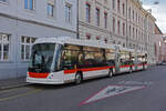 Am 01.03.2022 kann der Hess Trolleybus 163 der St.