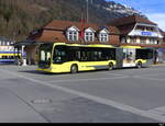 STI - Mercedes Citaro  Nr.165  BE 752165 vor dem Bhf. Interlaken Ost am 09.03.2024