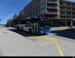 tpn - Mercedes Citaro Nr.242  VD 1297 bei der Durchfahrt der Bushaltestellen unterhalb des Bahnhof Nyon am 06.04.2024