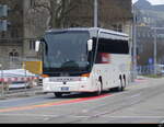 Setra unterwegs in der Stadt Zürich am 17.12.2023