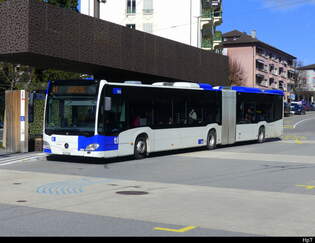 tl - Mercedes Citaro Nr.583  VD 273626 unterwegs in Lausanne Sallaz am 28.02.2025