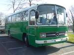 Mercedes Benz O302-11R. Oldtimerbrunch am Cafe del Sol Gelsenkirchen am 09.03.2025.