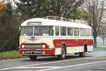 Oldtimer Chausson Flecher, Europisches Oldtimerbustreffen im Elsass Oktober 2024