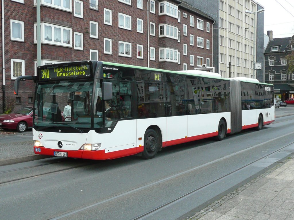 02.12.09,CITARO der Bogestra Nr.0868 in Wanne-Eickel.