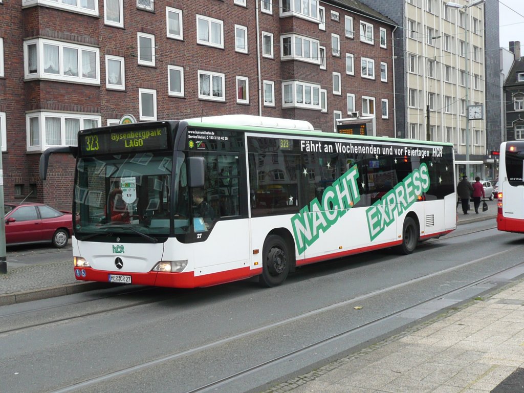 02.12.09,CITARO der HCR Nr.27 in Wanne-Eickel.