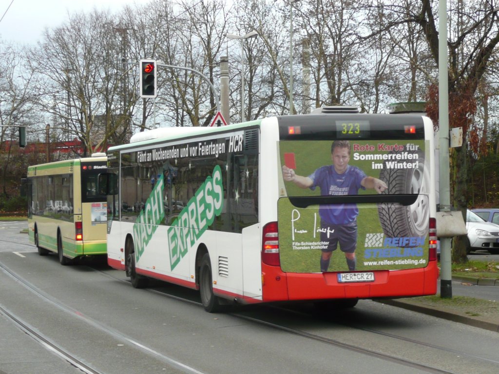 02.12.09,CITARO der HCR Nr.27 in Wanne-Eickel.