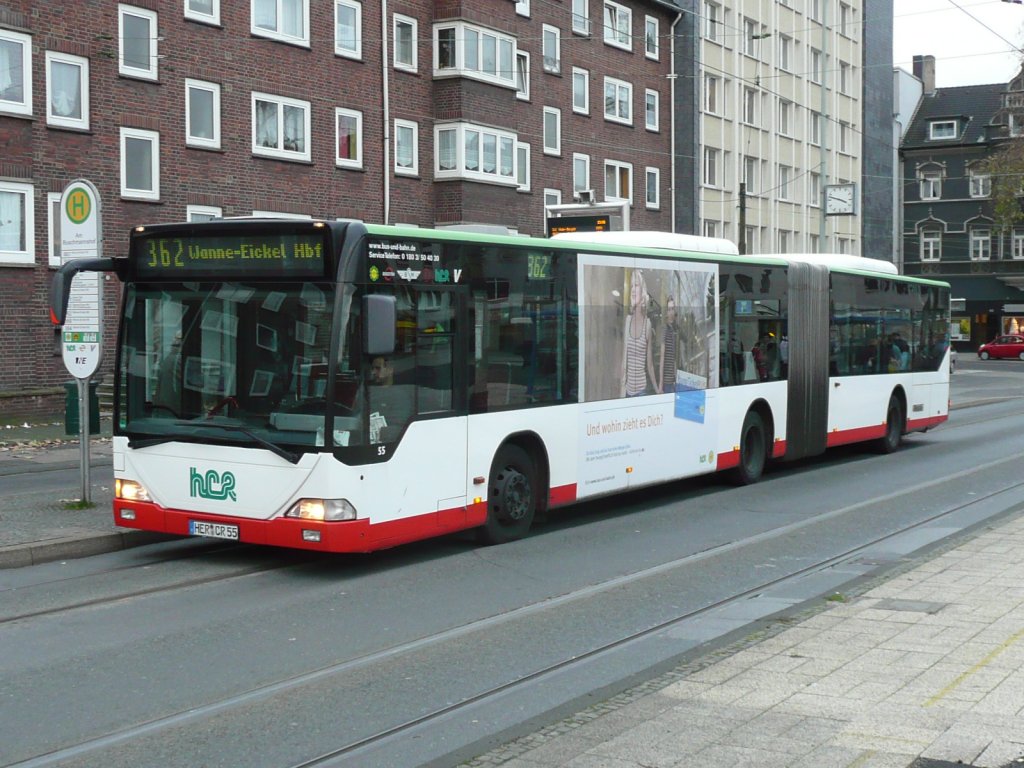 02.12.09,CITARO der HCR Nr.55 in Wanne-Eickel.