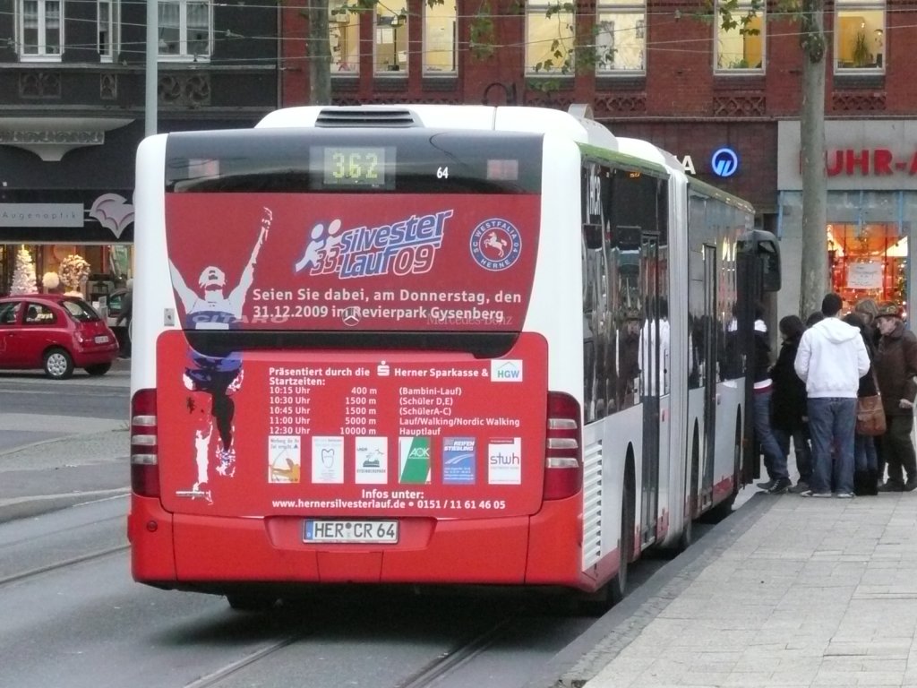 02.12.09,CITARO der HCR Nr.64 in Wanne-Eickel.