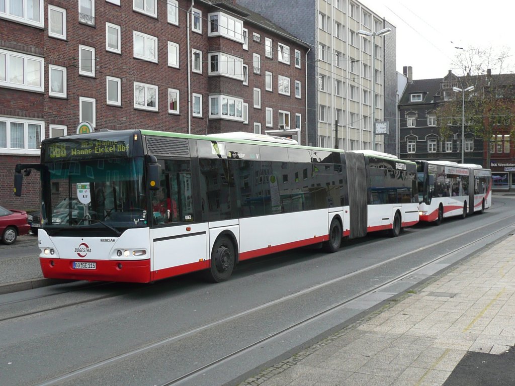 02.12.09,NEOPLAN der Bogestra Nr.0162 in Wanne-Eickel.