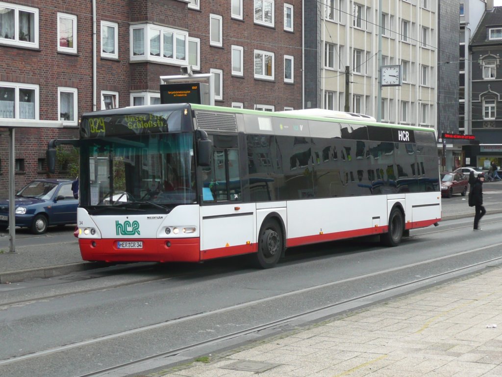 02.12.09,NEOPLAN der HCR Nr.34 in Wanne-Eickel.