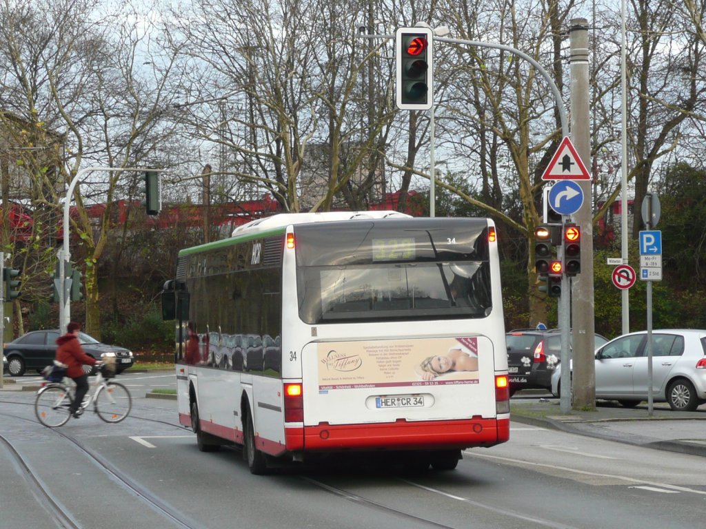 02.12.09,NEOPLAN der HCR Nr.34 in Wanne-Eickel.