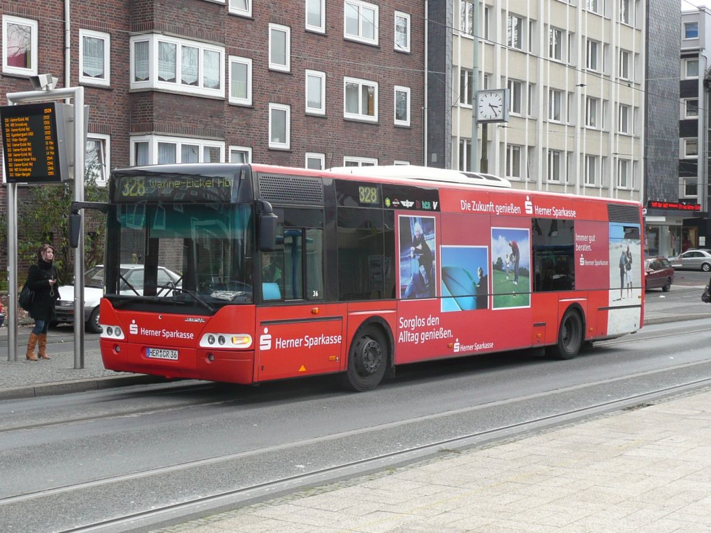 02.12.09,NEOPLAN der HCR Nr.36 in Wanne-Eickel.