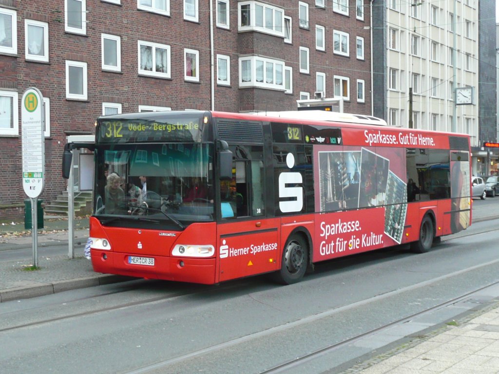 02.12.09,NEOPLAN der HCR Nr.38 in Wanne-Eickel.