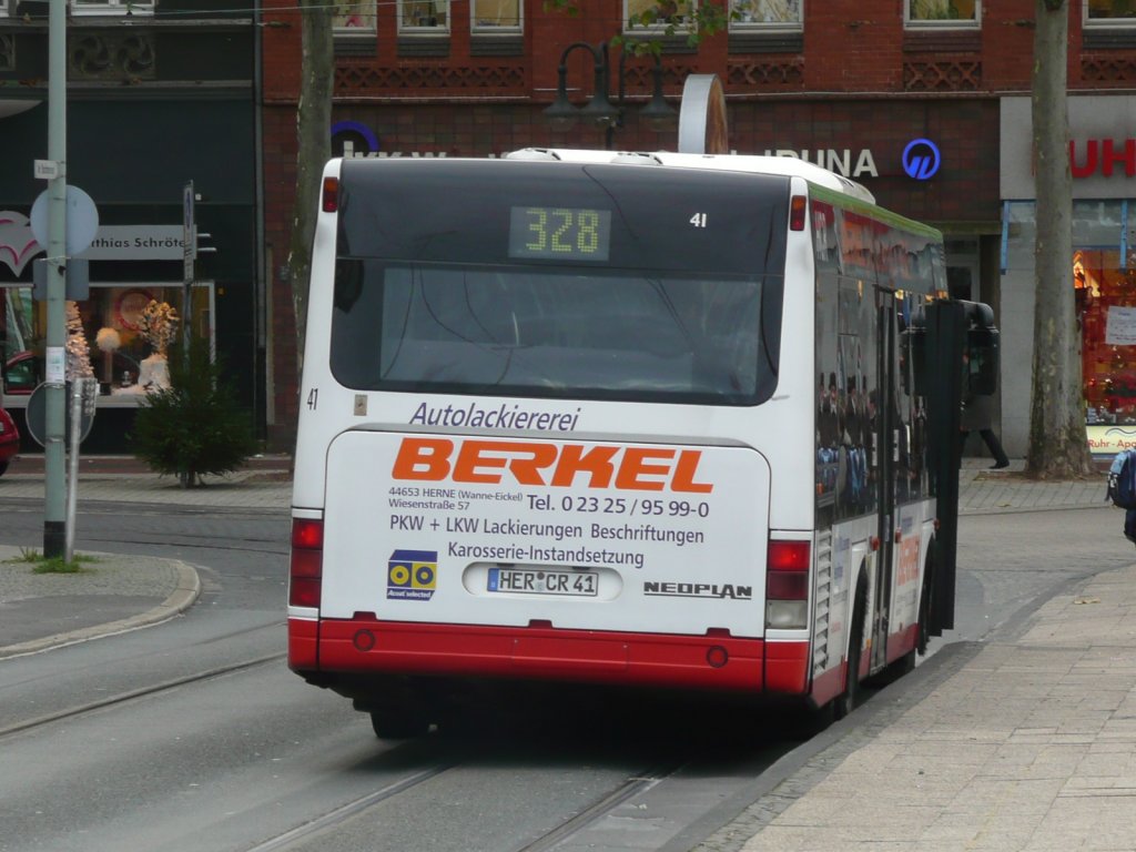 02.12.09,NEOPLAN der HCR Nr.41 in Wanne-Eickel.