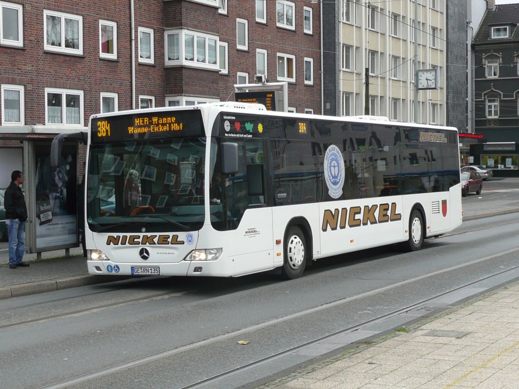 02.12.09,privater MB-Citaro in Wanne-Eickel.