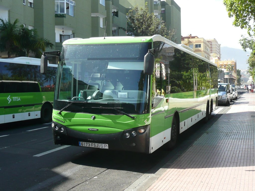 09.10.2010,SCANIA-Castrosua auf Teneriffa/Spanien.