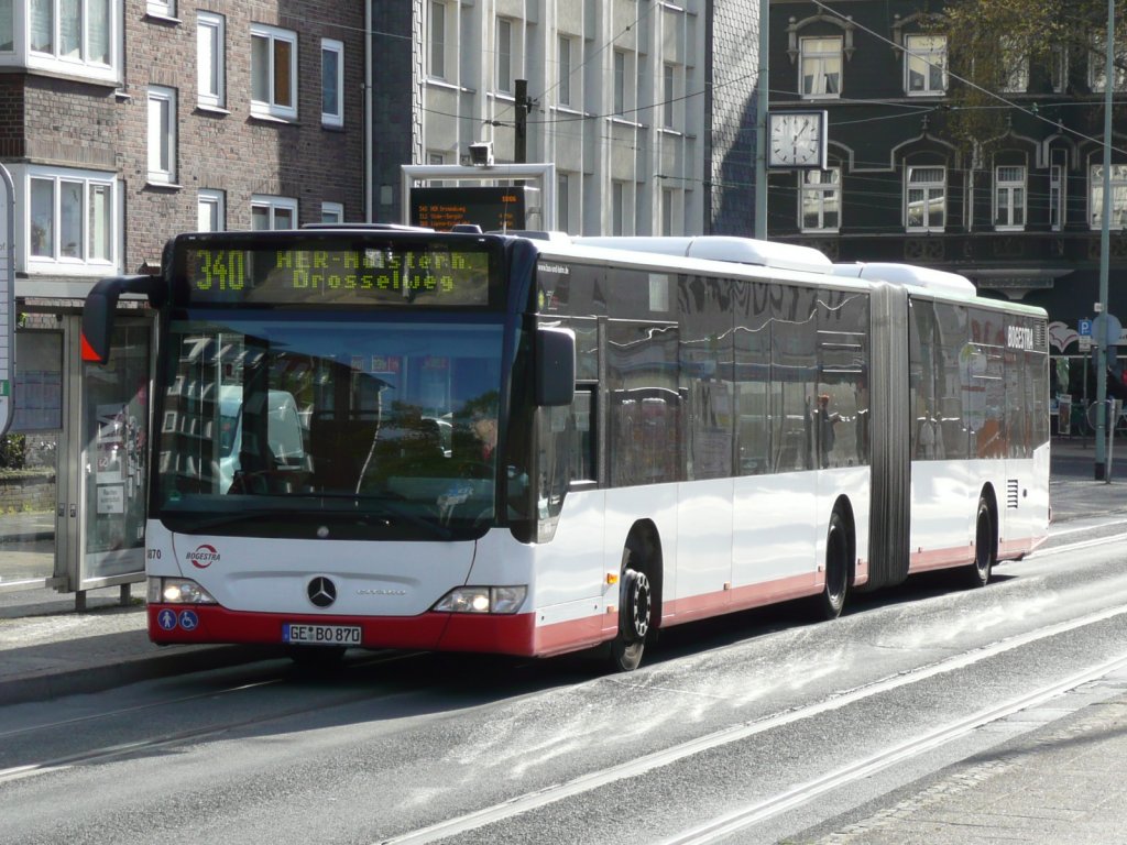 21.04.10,CITARO der BOGESTRA Nr.0870 in Wanne-Eickel.