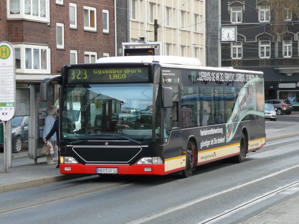 21.04.10,CITARO der HCR Nr.52 in Wanne-Eickel.