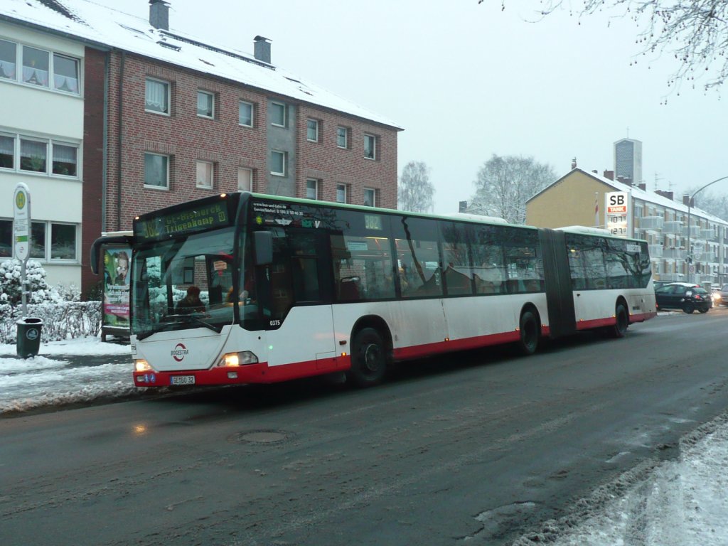 25.01.10,MB-Citaro der BOGESTRA Nr.0375 in Gelsenkirchen-Hllen.