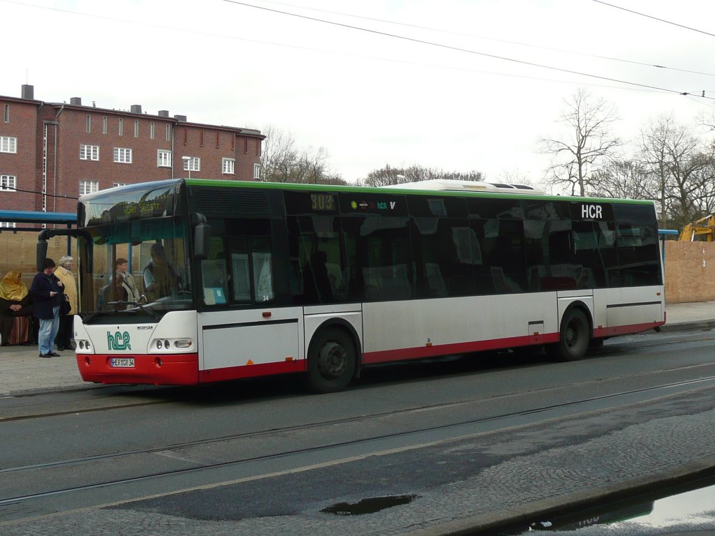 29.03.10,NEOPLAN der HCR Nr.34 in Wanne-Eickel.