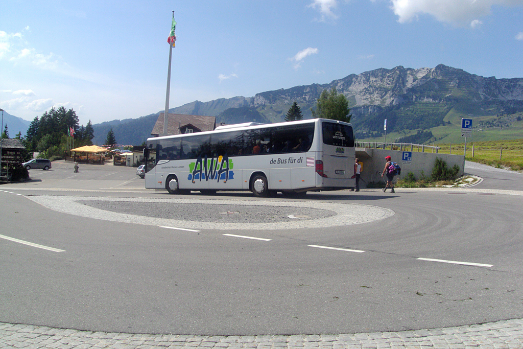 AWA-Setra in Amden,Arvenbel am 9.8.10