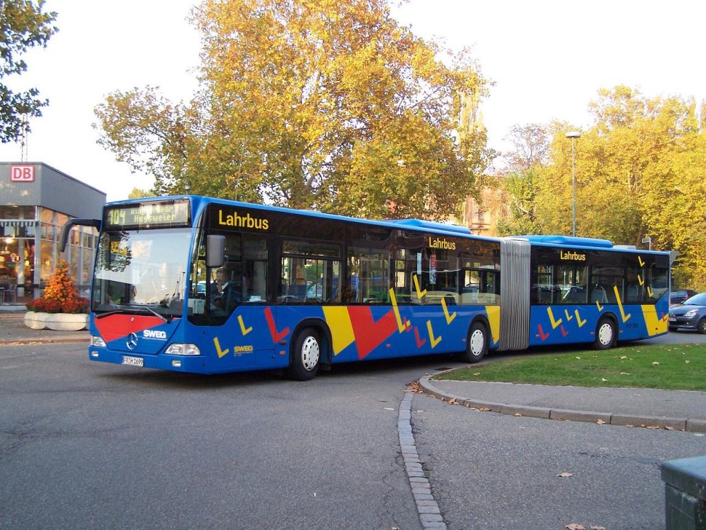 Citaro Gelenkbus am 30/10/09.