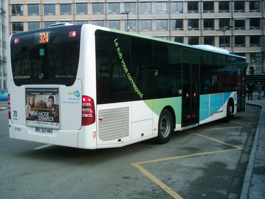 Heckansicht vom Wagen 3190 in Nancy.