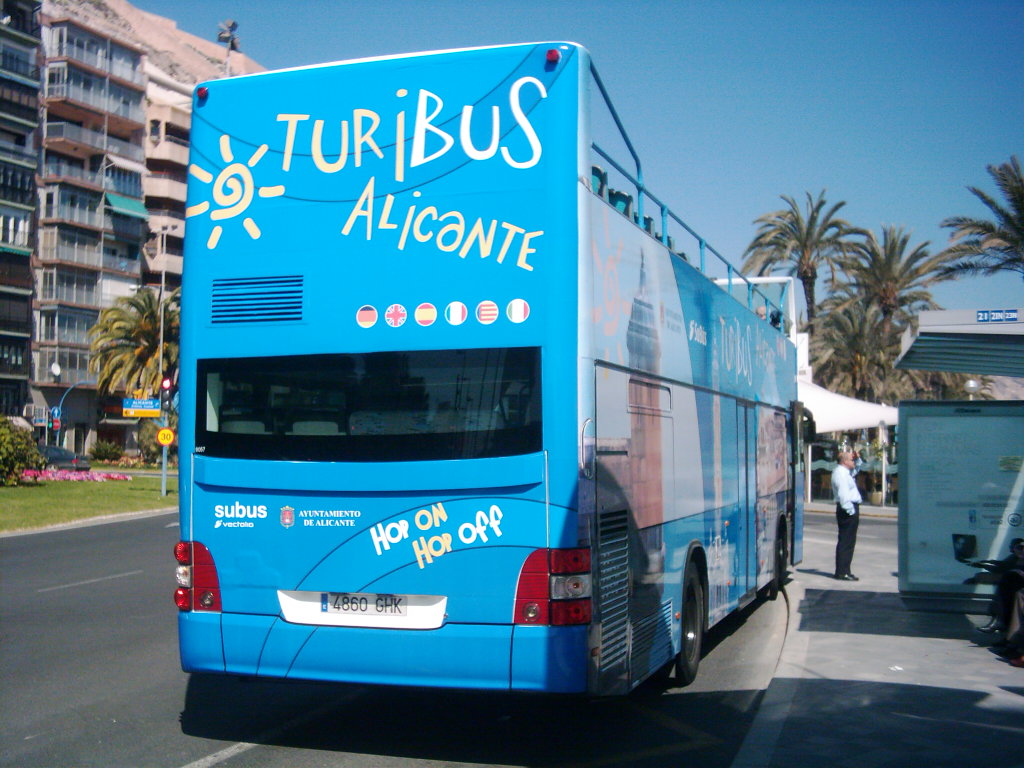 MAN Doppeldecker in Alicante (Spanien).