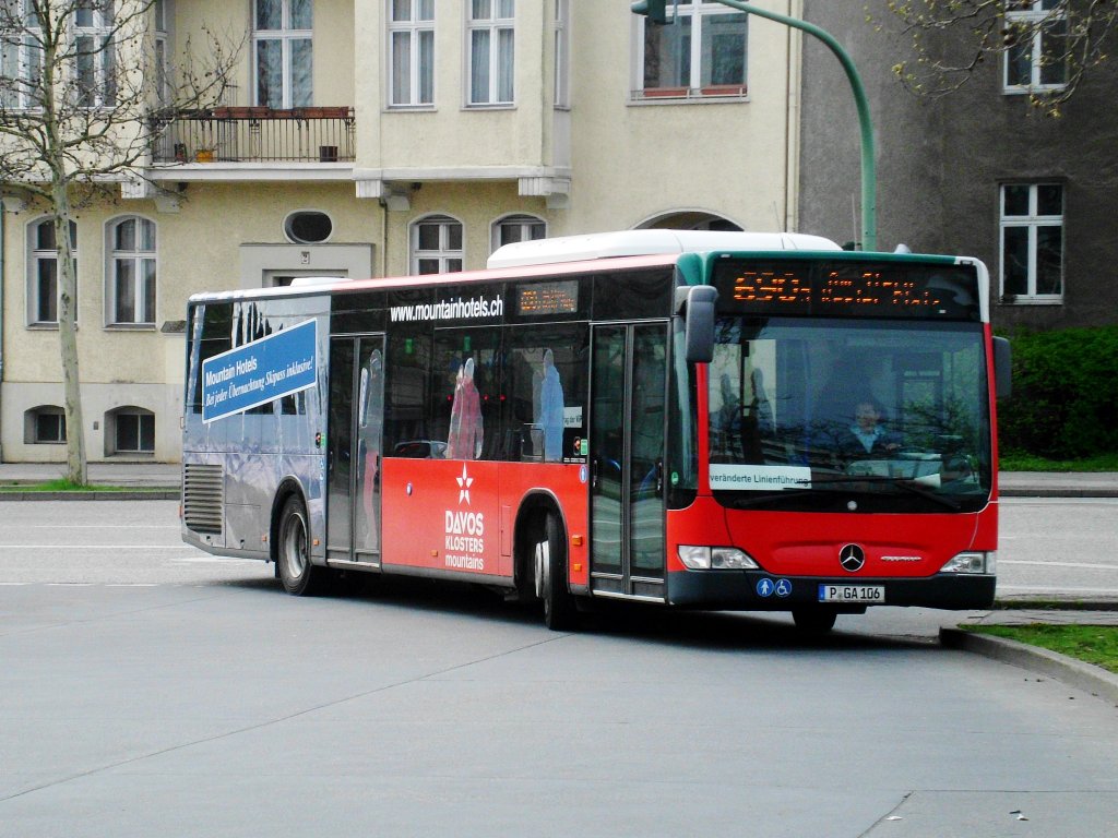  Mercedes-Benz O 530 II (Citaro Facelift) auf der Linie 690 nach Am Stern Johannes-Kepler-Platz am Hauptbahnhof.(28.4.2013) 