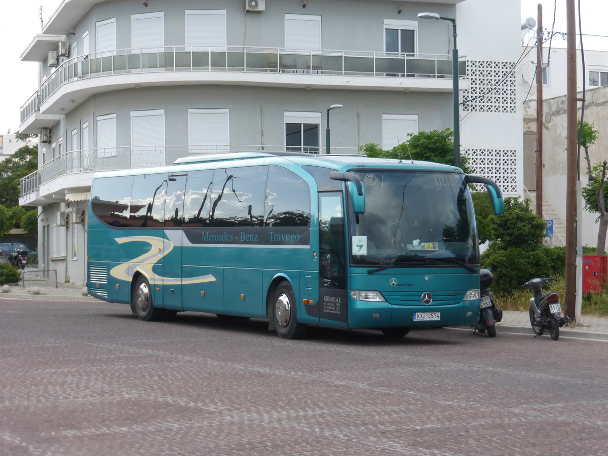 02.05.2019,MB-Travego als Überlandbus in Kos-Stadt/Greece.