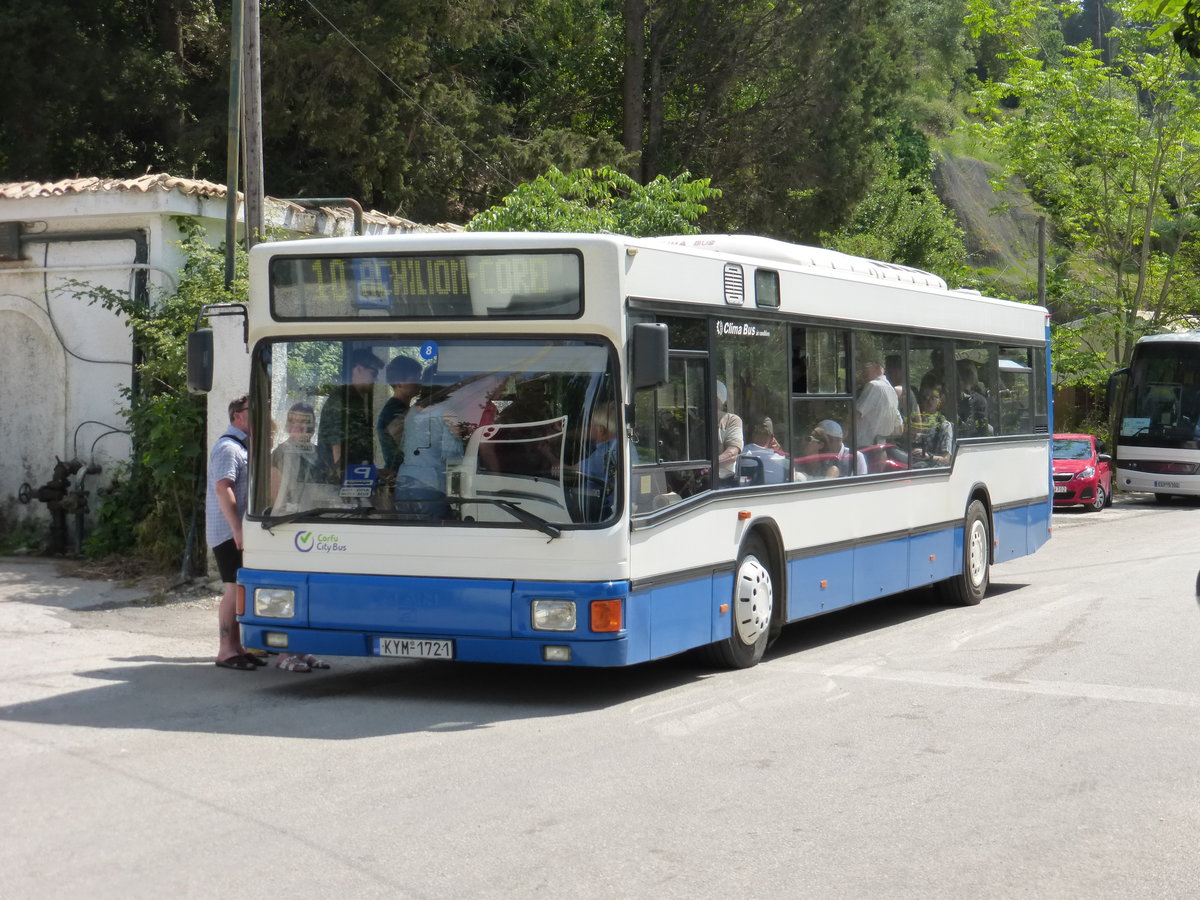 08.05.2018,MAN in Achillion auf Korfu/Greece.