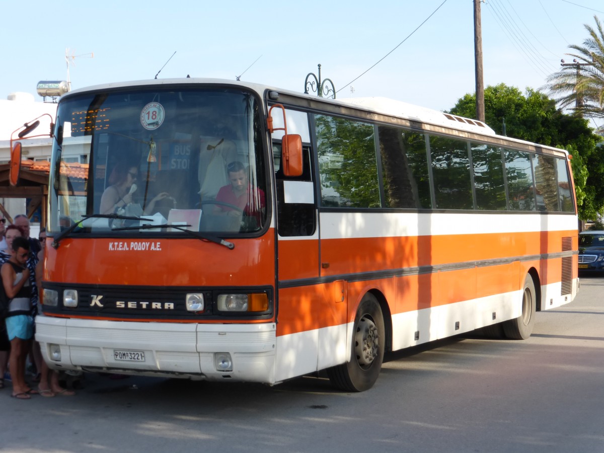 12.05.2014,SETRA in Faliraki auf Rhodos/Griechenland.